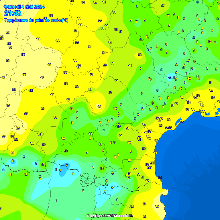 Temperature - point de rose