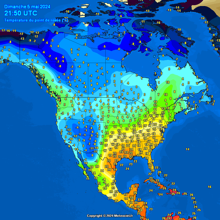 Temperature - point de rose