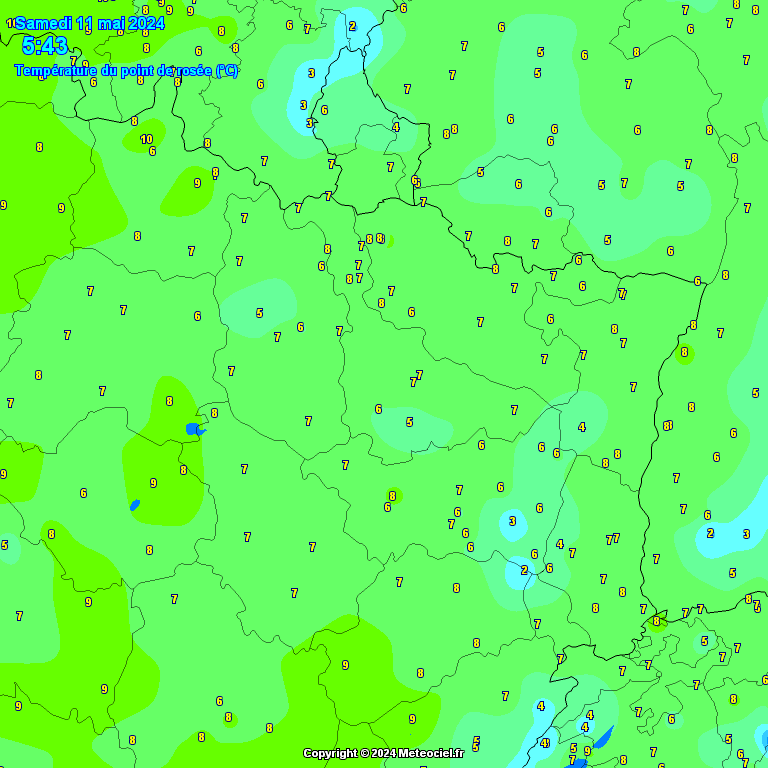 Temperature - point de rose