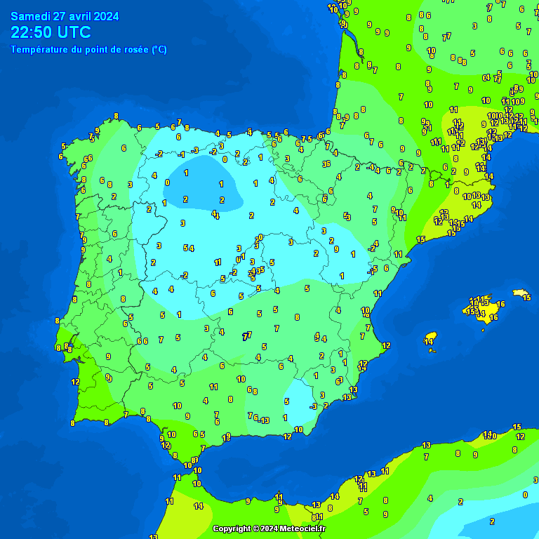 Temperature - point de rose