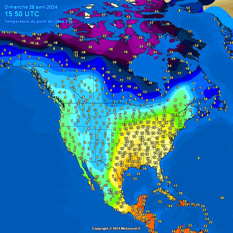 Temperature - point de rose